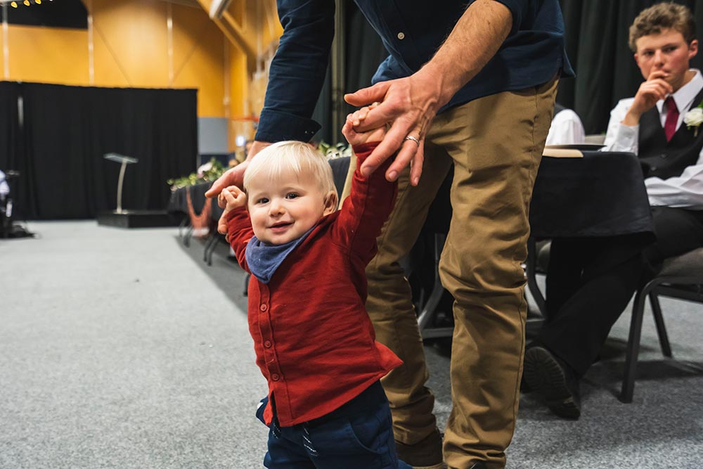 Little One Dancing - Wedding Reception